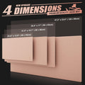 Large Office Leather Desk Mat, Mouse and Keyboard Pad, Computer and Laptop Mat, Desktop Protector and Cover, Writing Pad and Blotter (31.5