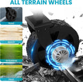 [Memorial Day]【Live】Wecharmer Collapsible Wagon with Tailgate, Wagons Carts Foldable with 350Lbs Capacity, Lightweight Portable Utility Folding Wagon Cart for Shopping Camping Sports Garden