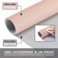 Large Office Leather Desk Mat, Mouse and Keyboard Pad, Computer and Laptop Mat, Desktop Protector and Cover, Writing Pad and Blotter (31.5