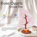 Rose Quartz Crystal Tree | Pink Chakra Tree | Healing Crystals | Meditation Room Decor | Spiritual Decor | Sister Birthday Gifts | Spiritual Healing Gifts | 10 Inch