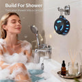 Bluetooth Shower Speaker, Portable Bluetooth Speakers, IP67 Waterproof Wireless Speaker with LED Light, Floating, 2000Mah, True Wireless Stereo for Kayak, Beach, Gifts for Unisex -Black