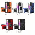 Rotating Ring Phone Case, Compatible with Samsung 25/24/23/22/21 Ultra, High-End Design, Practical Stand Case, TPU+PC Armor Shell, with Camera Protector, Unisex, Military-Grade Protective Case